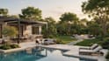 create backyard landscape garden patio pool design and 3d rendering