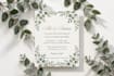 design luxury wedding invitation card and digital e invite