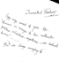 write luxury aesthetic handwritten letters and gift cards