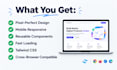 convert your figma or PSD design into a responsive react nextjs website