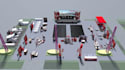 create premium trade show booth graphics and exhibition backdrop