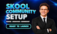do skool community setup, course migration, upload and membership