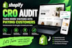 shopify cro shopify audit conversion rate cro shopify reports cro audit
