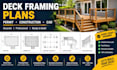 create deck framing plans, permit drawings and construction plans