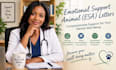 write a professional legal esa letters and documentation