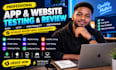 test and review website, mobile apps and games android