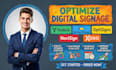 optimize digital signage software yodeck screencloud optisigns novisign xogo