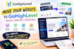 migrate your website and sales funnel to gohighlevel