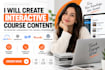 create an interactive course on talentlms, learnworld, h5p, moodle wordpress lms