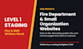 write a fire department training program, calendar, and lesson plans