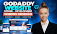 godaddy airo website redesign godaddy website design godaddy website development