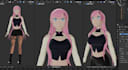 3d humanoid rig, nonhumanoid rigging, skeleton, claws, body rig, facial rig, cc4