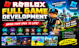 create roblox full game development, scripting and game creation