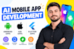 do ai mobile app development, android ios app development, flutter app developer