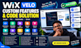 do wix velo custom features wix velo code wix cms wix database fix velo code