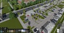 design zoo amusement park, funfair masterplan,illustrate map,theme resort render