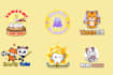 design a cute kawaii cartoon logo design