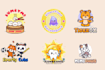 design a cute kawaii cartoon mascot logo