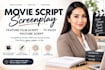 write movie script screenplay feature film script tv pilot youtube script
