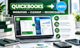 migrate quickbooks to xero, bookkeeping cleanup, data conversion, reconciliation