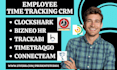 setup virtual timeclock clockshark bizneo HR everhour traqq timetraqgo trackabi