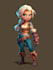 create 2d game character using spine