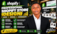 create professional shopify store website design for sales growth