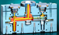 design mold base ejection cooling ruuners gate and hot runner system