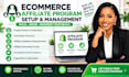 set up and manage your ecommerce affiliate program