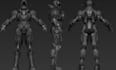 create a custom sci fi 3d character, cyberpunk or futuristic game ready model