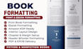 do amazon KDP book formatting paperback kindle ebook layout design book promo