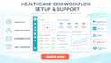 setup healthcare CRM workflow in simplepractice janeapp  cliniko charm ehr