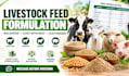 formulate livestock feed, optimize rations, reduce feed costs and create feeding