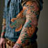 make a traditional japanese irezumi tattoo