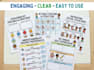 design adhd planners, autism worksheets, workbooks