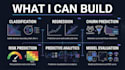 build machine learning models and predictive analytics solutions