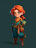 2d game character illustration