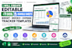 create editable excel google sheets budget invoice expense tracker templates