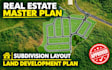 design real estate master plan subdivision layout community land development map