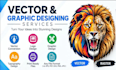 do manual vector redesign, logo design and graphic design service