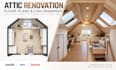 design attic conversion loft plans renovation floor plans cad drawings