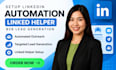 setup linkedin automation linked helper b2b lead generation outreach campaign