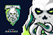 design a premium octopus logo with a unique style