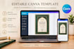 design a luxury editable islamic nikkah wedding certificate