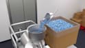 create 3d industrial animation pharmaceutical capsule machine handling system