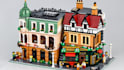design custom lego modular building moc with studio 3d model and pdf instruction