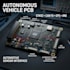 design autonomous vehicle controller pcb with stm32 can gps and sensor interface