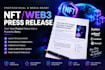 do nft press release writing for web3 crypto blockchain nft brands launches