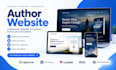 a profession author website, book author website ebook web