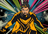 draw a custom character in comic art style